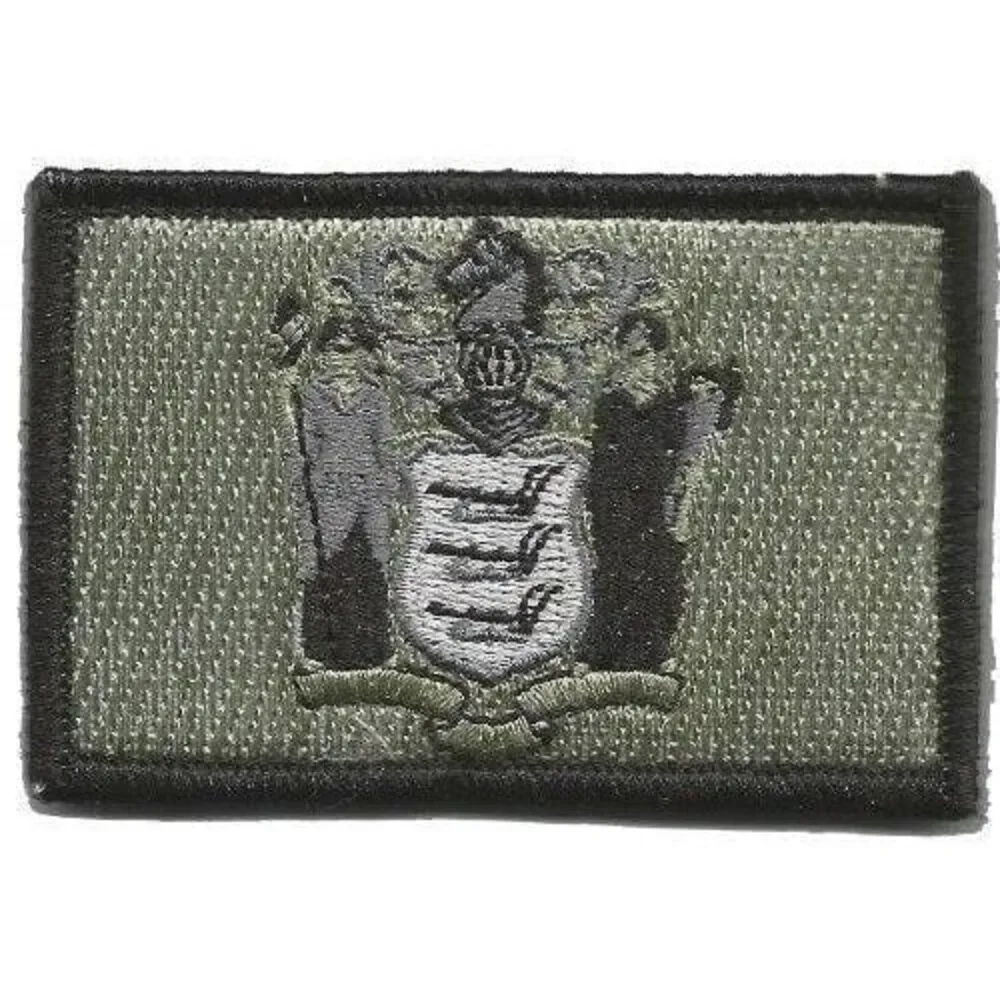 BuckUp Tactical Morale Patch Hook New Jersey Trenton State Patches 3x2